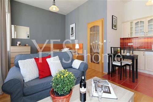 Pronájem bytu 1+kk, 35 m2,  Sázavská, Praha 2 - Vinohrady