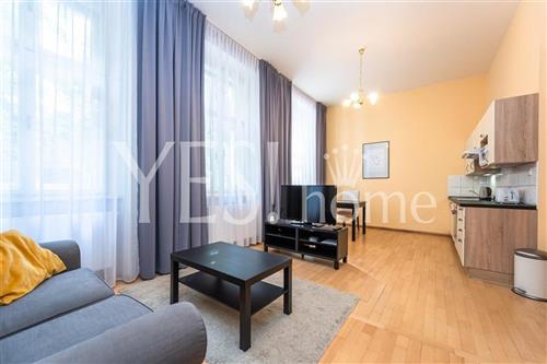 Pronájem zařízeného bytu 2+kk, 60 m2, Belgická, Praha 2 - Vinohrady