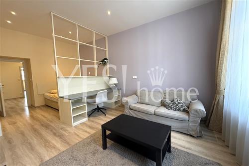Pronájem zařízeného bytu 2+kk, 42 m2, Máchova, Praha 2 - Vinohrady