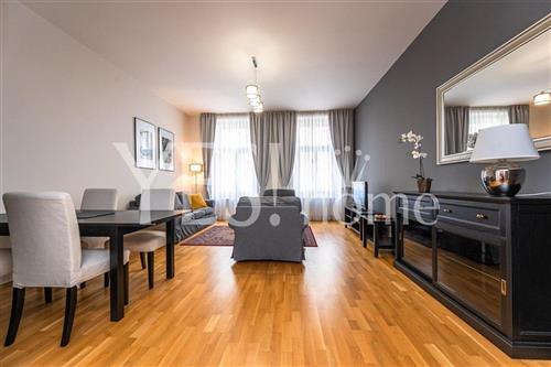 Pronájem luxusního, zařízeního bytu 3+1, 85 m2, Sázavská, Praha 2 - Vinohrady