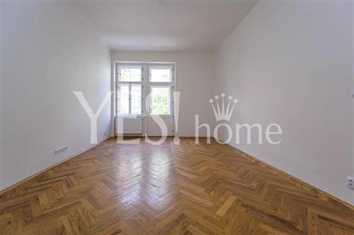 Pronájem luxusního, nezařízeného bytu 3+kk s balkonem, 79 m2, Mánesova, Praha 2 - Vinohrady