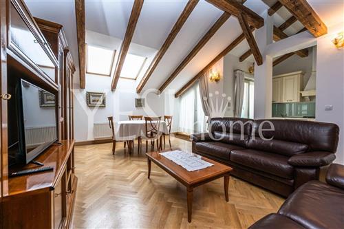 Pronájem luxusního bytu 3+kk s terasou, 107 m2, Italská, Praha 2 - Vinohrady