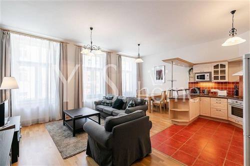 Pronájem zařízeného bytu 3+kk, 80 m2, Sázavská, Praha 2 - Vinohrady