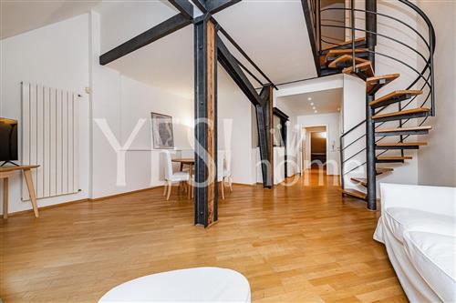 Pronájem zařízeného bytu 4+1 se dvěma terasami, 113 m², Anny Letenské, Praha - Vinohrady